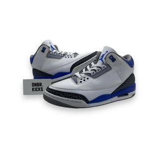 (8.5 Men's) Air Jordan 3 Retro 'Racer Blue'